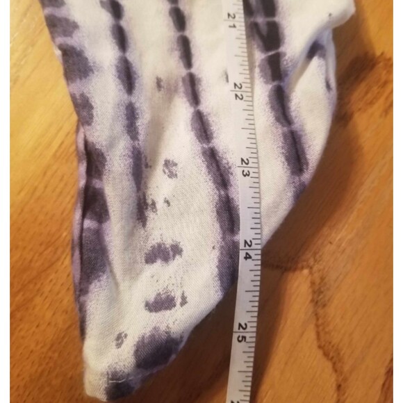 Lucy Love Womens Hippie Boho Tie Dye Fringe Cardigan Sz L - Picture 6 of 9